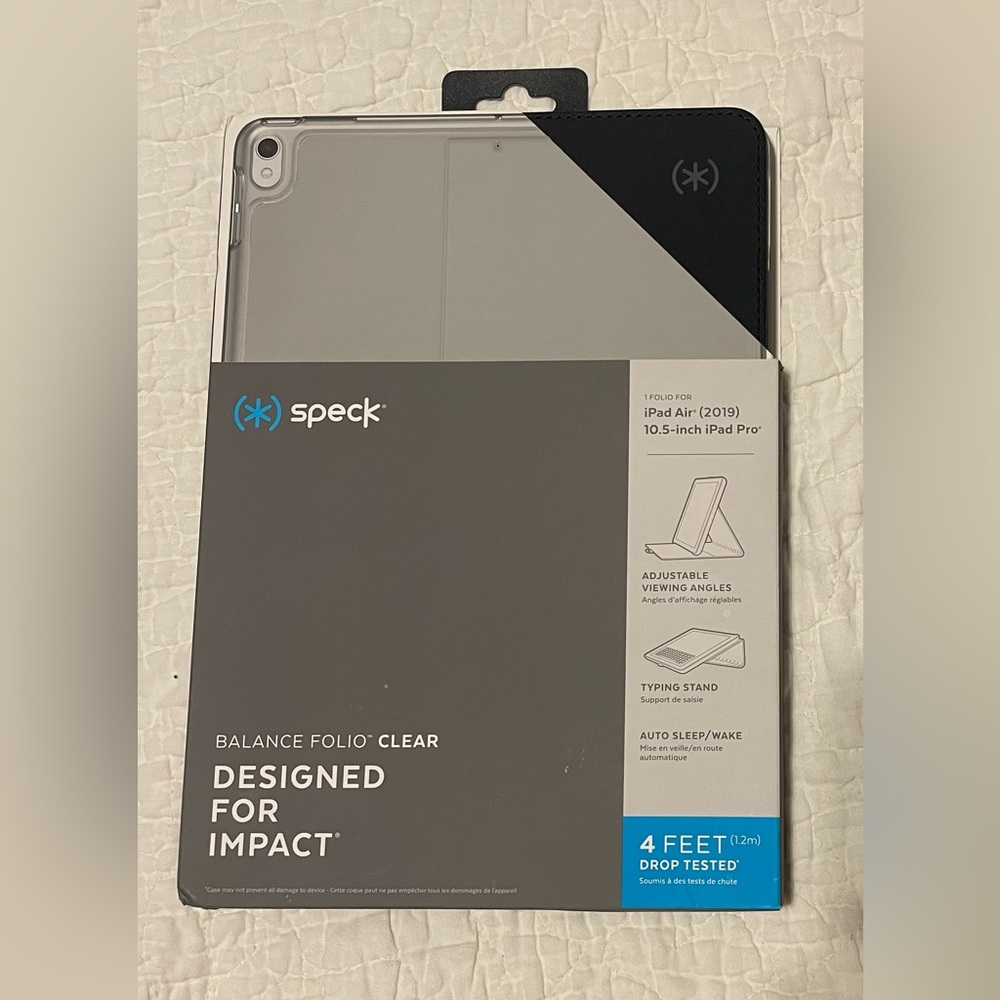 clear ipad air (2019)/ipad pro 10.5 in case